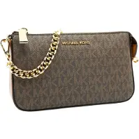 Michael Kors Bolso de hombro marrón / marrón oscuro