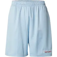 Karl kani Pantalón azul claro / rojo sangre / offwhite