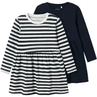 Name it Vestido 'NMFVivia' marino / blanco