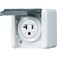 JUNG 821-20USW: Enchufe según el estándar estadounidense NEMA