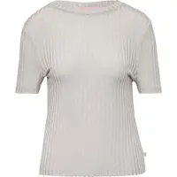 s.Oliver -qs T-shirts White Silver Talla: S | Camisetas de Seda Outlet | Mujer | Gris