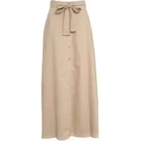 Guess Marciano By Pat Long Skirt Natural Almond Talla: 42 | Faldas Maxi Outlet | Mujer | Marrón