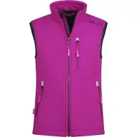 TROLLKIDS - Kid's Trollfjord Vest - Chaleco softshell size 176, fucsia/morado