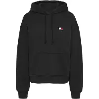 Tommy Hilfiger Sudadera 'Tommy Badge Boxy' negro