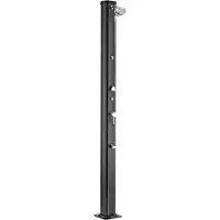 Gre Ducha solar de aluminio, color negro, 32 litros, modelo AR1130