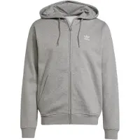 Adidas Originals adidasChaqueta con capucha Trefoil Essentials M Medium Grey Heather / White Hombre
