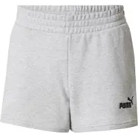 Puma Pantalón deportivo 'ESS No. 1' gris claro / negro