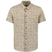 No-excess Shirt Short Sleeve Jersey Allover Printed Sand Talla: XL | Camisas Casuales Outlet | Hombre | Marrón
