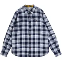 White Stuff Wallace Brushed Check Shirt Navy Multi Talla: S | Camisas Casuales Outlet | Hombre | Azul