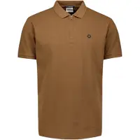 No-excess Polo Zip Pique Garment Dyed Camel Talla: XL | Polos Outlet | Hombre | Marrón