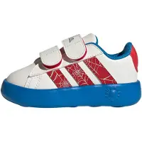 Adidas adidasZapatilla Marvel Spider-Man Grand Court infantil 21 Cloud White / Pure Ruby / Bright Blue Niño