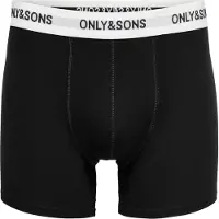 Only & Sons Calzoncillo boxer 'ONSFitz' negro / blanco