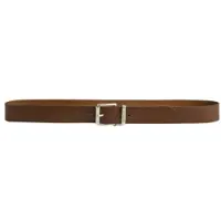 Gant para hombre. 9940157 Cinturón de piel Logo marrón (110 cm), Casual, Clásico, outlet 2026.