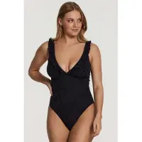 Shiwi Ladies Bobby Swimsuit Bermuda Tiger Structure Black Talla: 34 | Bañadores Outlet | Mujer | Negro