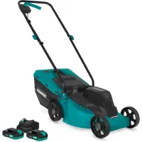 Vonroc Cortacésped inalámbrico 20V - motor sin escobillas - 32 cm | 2 baterías de 2.0Ah y cargador
