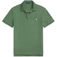 Ralph Lauren para hombre. 710680784439 El icónico polo de piqué verde (XS), Casual, Algodón, Manga corta, outlet 2026