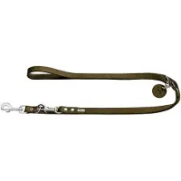 Hunter - V-Leash - Correa para perro size Länge max. 200 cm - Breite 2,0 cm, verde