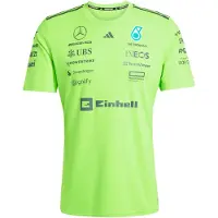 Adidas adidasCAMISETA MERCEDES - AMG PETRONAS FORMULA ONE TEAM SET UP S Solar Green / Black Hombre