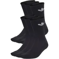 Adidas Originals Calcetines 'Trefoil Cushion' negro / blanco