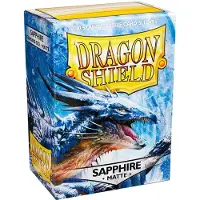 Dragon Shield Fundas Para Tarjetas Mate Zafiro 100 Sobres