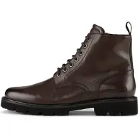Strellson Botas con cordones marrón oscuro