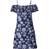 KOROSHI Vestido navy / offwhite