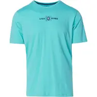 KOROSHI Camiseta navy / jade / blanco