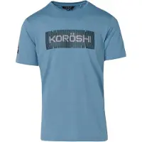 KOROSHI Camiseta ópalo / negro / blanco