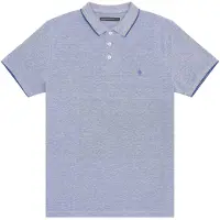 French Connection Birdseye Tipped Polo Bright Blue/bright B Talla: XS | Polos Outlet | Hombre | Azul