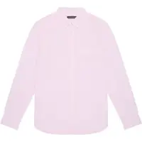 French Connection Linen 22 L/s Trim Soft Pink Talla: M | Camisas Casuales Outlet | Hombre | Rosa
