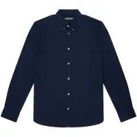 French Connection Linen 22 L/s Trim Marine Talla: XS | Camisas Casuales Outlet | Hombre | Blanco