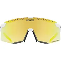 Uvex - Pace Stage CV Mirror Cat. 3 - Gafas de ciclismo blanco/amarillo