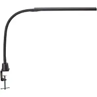 MAUL Lámpara de pinza LED MAULpirro, negra, 37 cm, atenuable