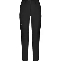 Salewa - Women's Puez Dolomitic 2 DST Reg Pant - Pantalones de trekking size 36 - Regular, negro
