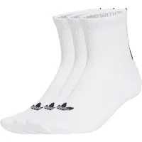 Adidas Originals Calcetines 'Quarter' negro / blanco