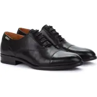 Pikolinos para hombre. M7J-4184 Mocasines de piel Bristol negro (40), Plano, Cordones, Casual, outlet 2026.