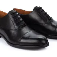 Pikolinos para hombre. M7J-4184 Mocasines de piel Bristol negro (41), Plano, Cordones, Casual, outlet 2026.
