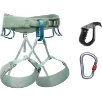 Black Diamond - Arneses Escalada - W Momentum Harnss Pilot Package para Mujer - Talla XS - Verde