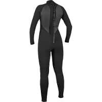 O'Neill Traje De Neopreno De Manga Larga Con Cremallera En La Espalda Para Mujer Reactor Ii 5/3 Mm