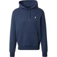 Ralph Lauren para hombre. 710907092002 Sudadera de punto doble con capucha marino (S), Casual, Algodón, Manga larga,