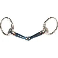 Jansen Bocado de acero dulce "Sweet Iron" de Harry's Horse, 23 mm. Argolla de 13,5 cm, color plateado