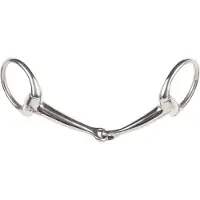 Jansen Harry's Horse Bradoon, bridas de 12 mm, color plateado, longitud de 12,5 cm
