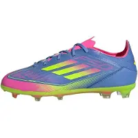 Adidas adidasBota de fútbol F50 Elite césped natural seco (Adolescentes) 30 1/2 Blue Fusion / Lucid Lemon / Lucid Pink Niño