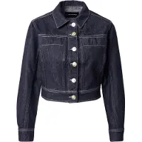 Karl Lagerfeld Button Denim Jacket Dark Blue Denim Talla: L | Chaquetas Vaqueras Outlet | Mujer | Azul