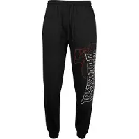 Lonsdale Pantalón 'Dartford' rojo cereza / negro / blanco