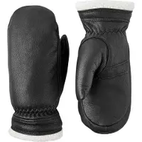 Hestra - Women's Boda Mitt - Guantes size 7, negro/gris