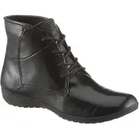 Josef seibel Botas con cordones 'Schnürstiefelette Damen 79709VL971/100 Glattleder in schwarz' negro