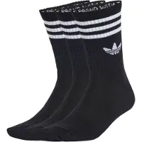 Adidas Originals adidasCalcetín clásico 3-Stripes 3 Pairs 31-33 Black / Black / Black Unisex
