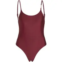 Karl Lagerfeld Karl Cheeky Swimsuit Windsor Burgundy Talla: S | Bañadores Outlet | Mujer | Marrón