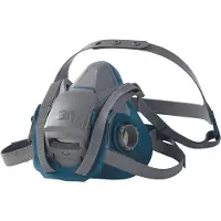3M Mascarilla semifacial 6503QL con sistema de sujeción ajustable